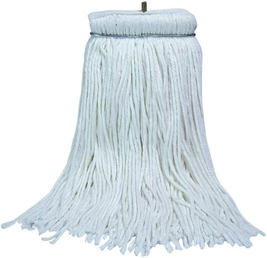 Rayon Screw On Mop Head 24 oz – Green Seal Certified | High-Absorbency Mop for Floor Cleaning | Durable Mop Head Replacement for Home & Commercial Use | Versatile Floor Mop with Rayon Mop Head