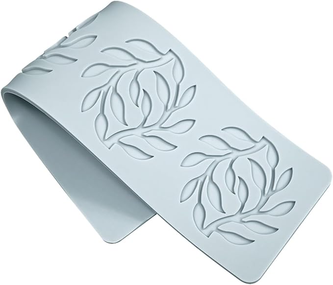 TUKE Food Molds Silicone Shapes Leaf Silicone Chocolate Molds Candy Baking 3D Silicone Molds Fondant Clay Silicone Food Molds for Cake Decorating, Resin, Soap, Sugar Craft (Leaf_10.64x2.88x0.12inch)