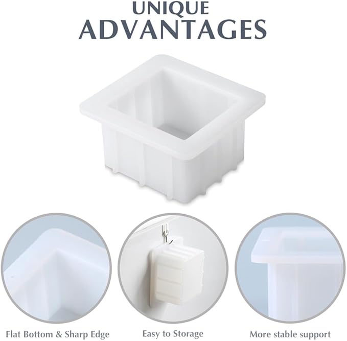 4 inch Silicone Loaf Molds DIY Handmade Soap Making Mould