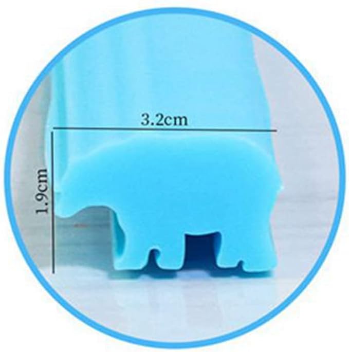 Bear Tube Column Silicone Soap Candle Mold Embed Soap Making Supplies Silicone Mold for Soap