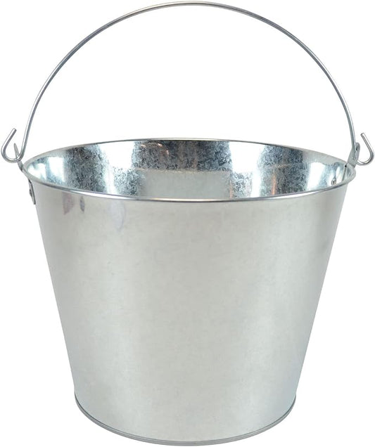 5-Quart Galvanized Pail Beer Bucket 9x9x7 inches (Pack of 1)
