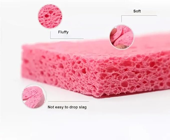 8 Pack Kitchen Sponges, Cellulose Dish Sponge, Household Cleaning Non-Scratch Scrub Sponge, Assorted Colors