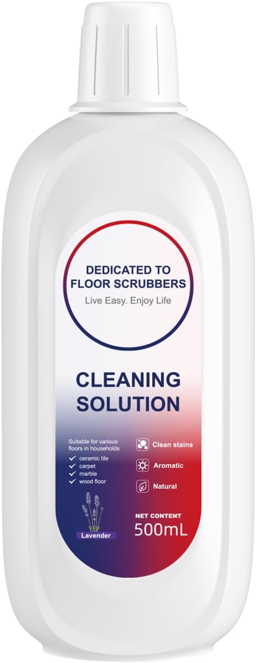 Compatible with Tineco Cleaning Solution Lavender Scent Floor Cleaning Solution, Suitable for All Robot Vacuum Cleaners and Wireless Wet Dry Dual-Use Vacuum Cleaners (1 Bottle, Lavender)