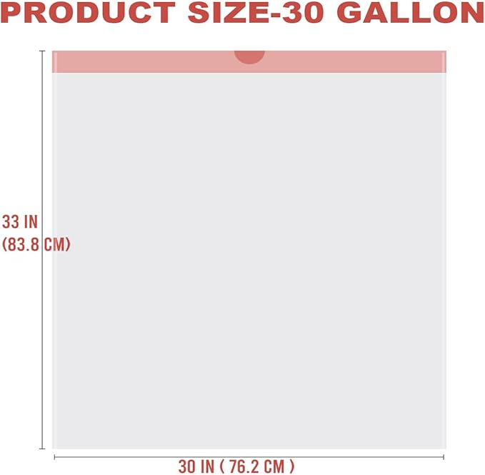 30 Gallon Trash Bags Drawstring, 150 Count, White | Unscented | Heavy Duty Multi-purpose Garbage Bags Can Liners for Business Home Kitchen Commercial and Industrial