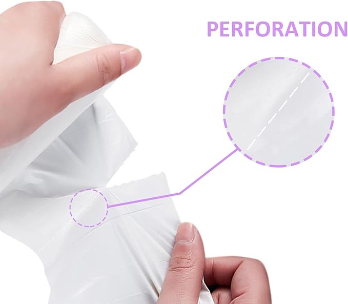 Trash Bags 13 Gallon Tall Kitchen Garbage Bags, Inwaysin Recycle Bags, Biodegradable White Trash Bags, 75ct