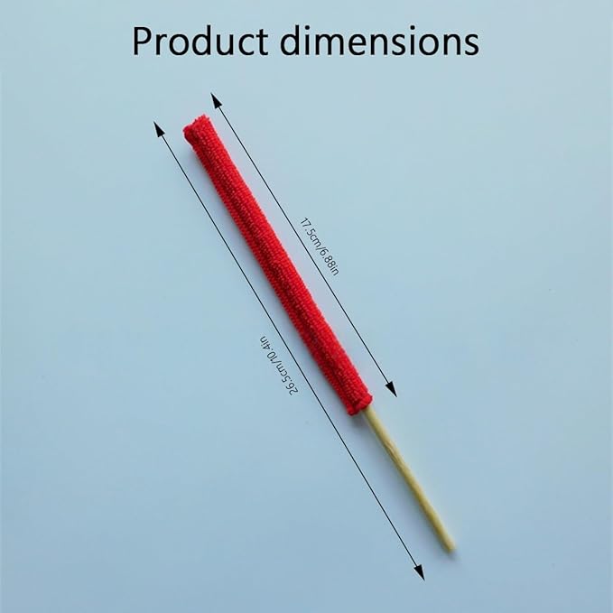 Microfiber Sticks, 12 Pcs Mini Dusters for Cleaning,Crevice Cleaning Tool, Micro Detail Duster Cloth, Suitable for Cars, Home Ventilation Ducts, Window Tracks.