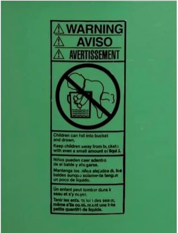 House Naturals 5 Gallon Premium HPDE Plastic Bucket - Made in USA Food Grade Storage Container, BPA Free All Purpose Pail (5, Dark Green)