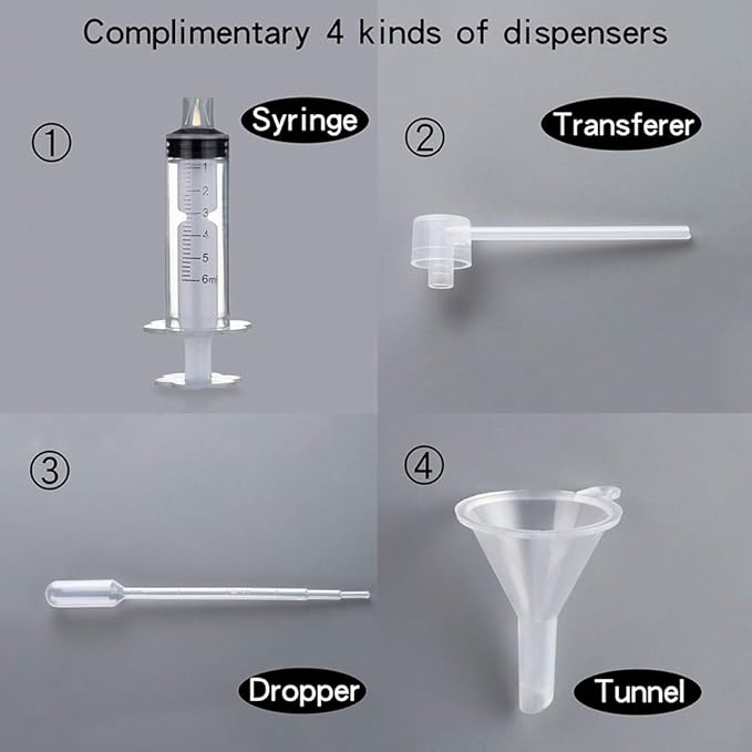 2 Pack 100ml/3.38 Oz Empty Frosted Glass Spray Bottle Perfume Atomizer, Refillable Fine Mist Spray Empty Perfume Bottles with 4 kinds of perfume dispenser (2 Pack 100ml/3.38 Oz Frosted Bottles)