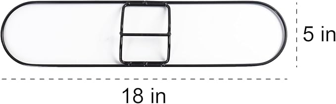 Matthew Cleaning Universal Commercial Clip-on Wire Industries Dust Mop Frame, 18 inch ( Pack of 12) Sold Seperately,Perfect for Floor Cleaning Home/Office/Lobby/Bathroom/Kitchen/Janitor