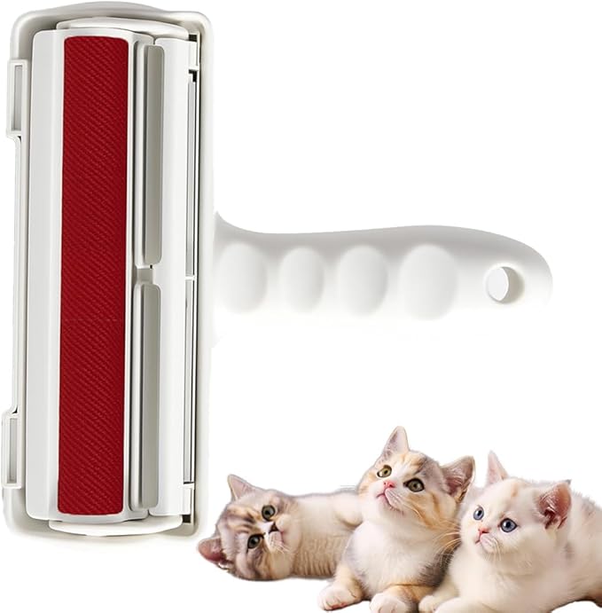 Pet Hair Removal Tool and Lint Roller – Reusable Cleaner - Dog and Cat Fur Remover Rollers on Laundry Clothes Furniture Couch Carpet Car Seat - Upgrade of Common Broom Rake Glove and Brushes