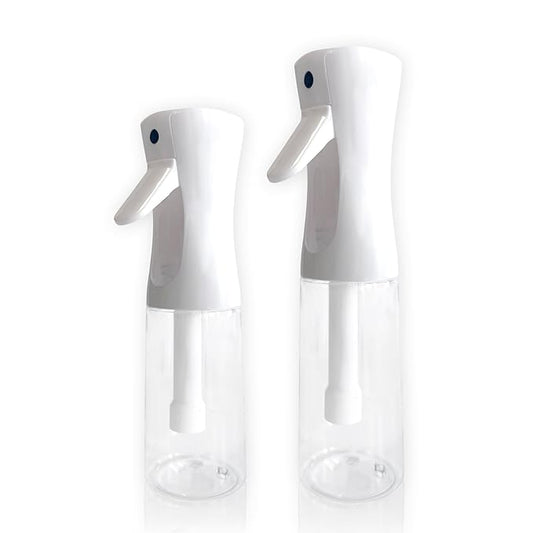 Spray Bottle for Hair Continuous Ultra Fine Mist 360° Multi Spray Bottle for Plants, Cleaning, Skin Care Leakproof & Durable 2 Pack