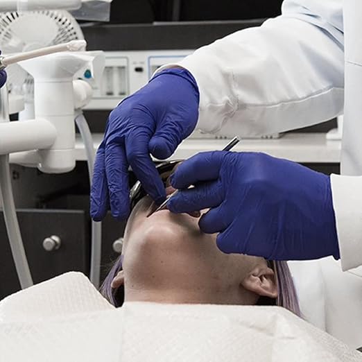 1st Choice Nitrile Disposable Gloves, 3 Mil Indigo, 2 Boxes of 100 Small Nitrile Gloves, Disposable Latex Free Gloves