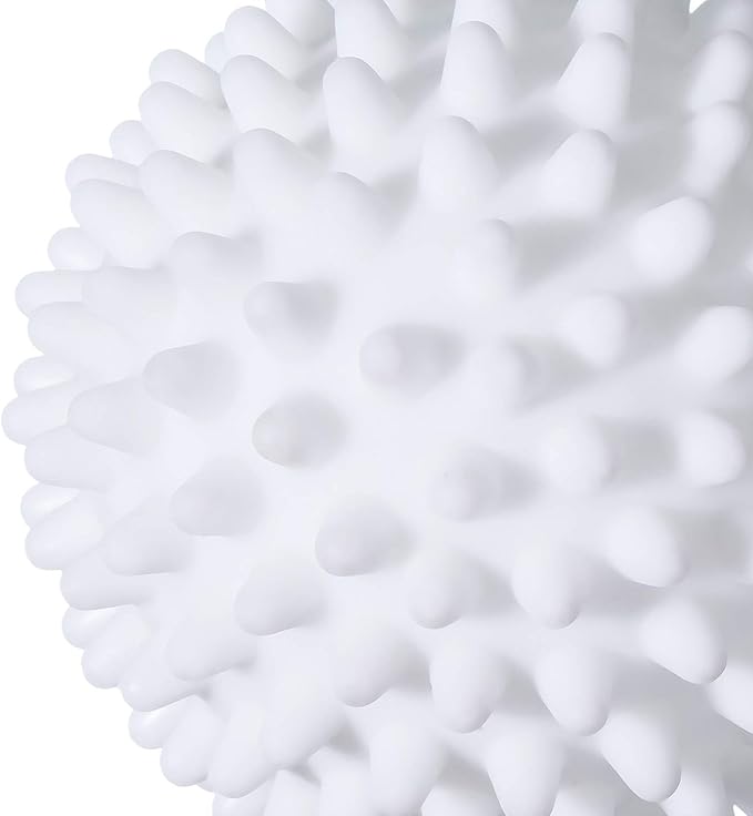 6 Pieces Laundry Will Drying Balls Reusable Replace Laundry Drying Fabric Softener and Saves, Reusable Washing Machine Cleaning Soften Clothes Wash Ball (White)