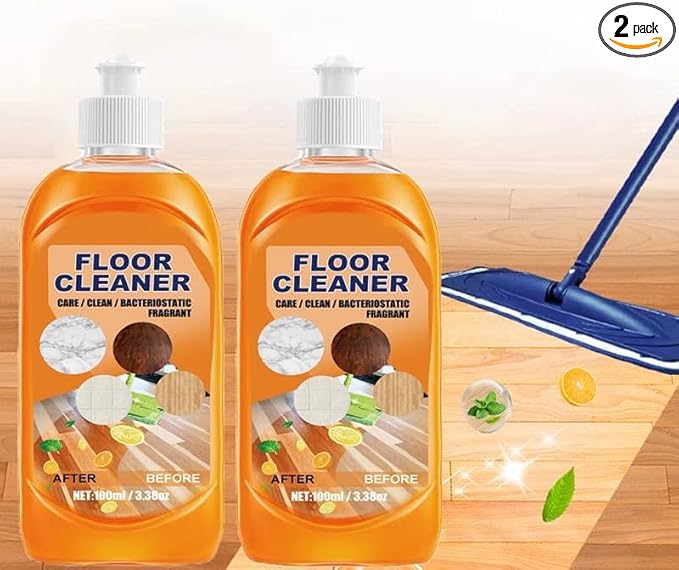 2 PCS Momeng FloorOrange, FloorCare,Momeng Floor Liquid, Powerful Decontamination Floor, Multipurpose Concentrate