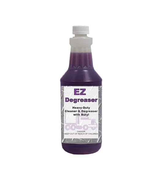 EZ Degreaser | Concentrated, Heavy-Duty, Alkaline, Butyl-Based Degreaser - 1 Quart