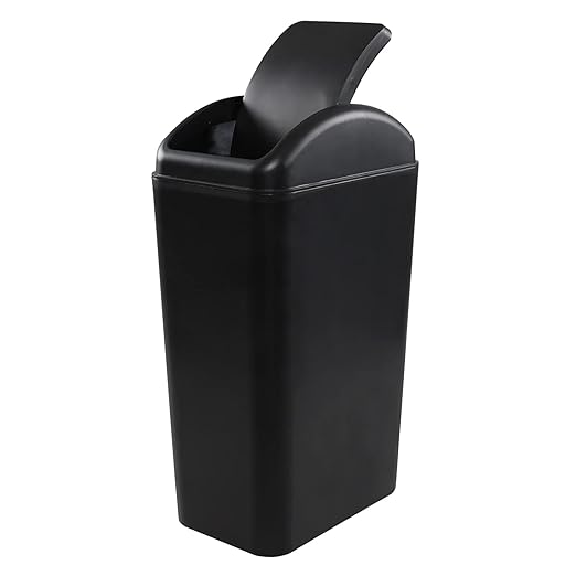 3.5 Gallon Plastic Swing Top Trash Can