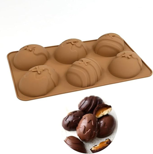 mostsom Silicone Easter Egg Baking Mold - Non-Stick Chocolate, Cake, Jelly, Mousse Molds, Truffle & Ice Cube Mold for Candy Making - Easy Release, Durable (G_ Easter Egg)