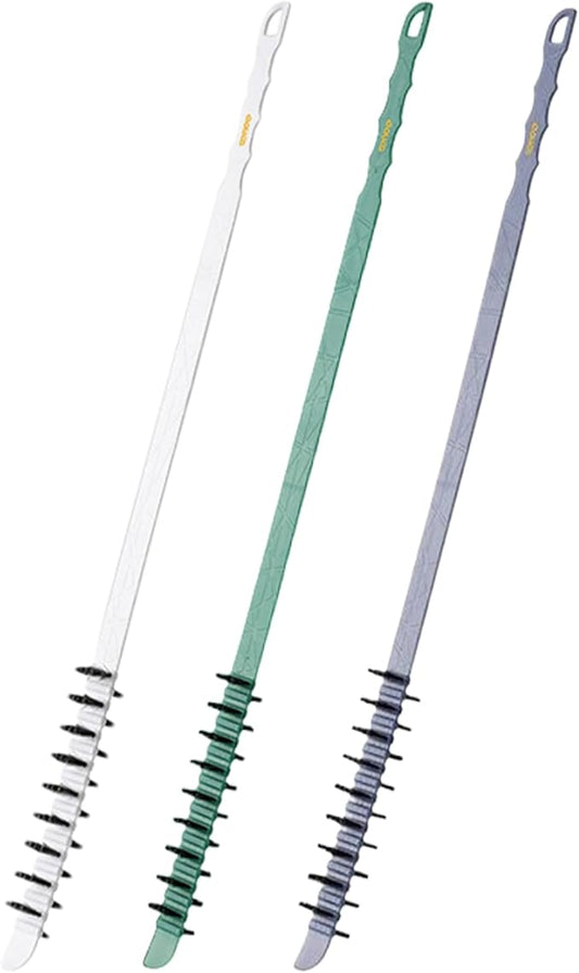 3Pcs Washing Machine Cleaning Brush, Flexible Nylon Bristles Laundry Brush, 0.8x23.6in Effective Reusable Cleaning Tool for Washing Machine Drums Wash Cleaner Laundry Cleaner