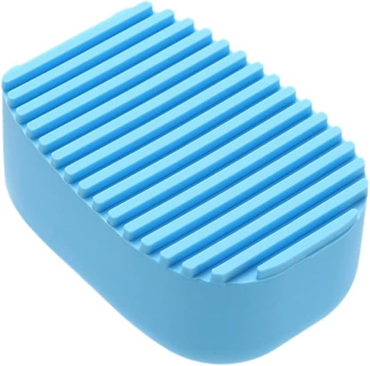 Homoyoyo Candy Color Thick Silicone Laundry Brush Handheld Scrubbing Tool for Clothes Washing Portable Washboard Cleaner Suitable for Home and Travel