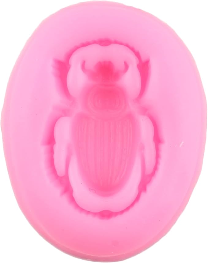 ZiXiang Insect Silicone Mold Bumble Bee Fondant Molds Butterfly Dragonfly Beetle Candy Molds for Chocolate Sugar Craft Cake Decorating Tools Set Of 4