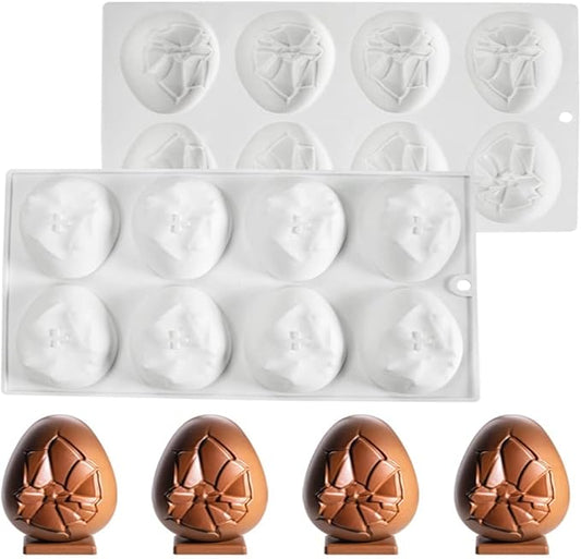Mostsom Silicone Mold - Easter Egg Shaped Cake & Chocolate Mold, Non-stick Muffin & Cupcake Moulds for Easter Party