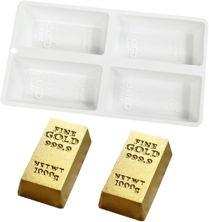 mostsom Rectangle Shape Mousse Silicone Mold Non-Stick Baking Mold for Chocolate, Cake, Jelly, Truffle, Ice Cube - Easy Release for Candy Baking (F_ Rectangle)