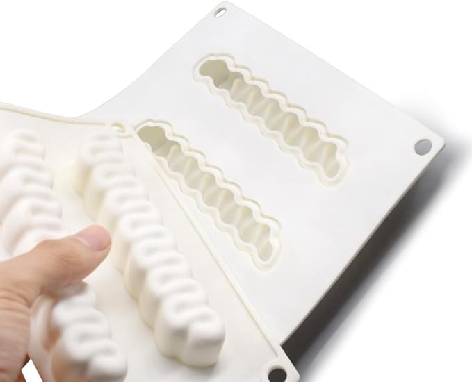 mostsom Silicone Molds Baking Mold for Mousse Cake, Silicone Mold for Chocolate, French Dessert Mold for Pastry Chocolate, Reusable Non-Stick Easy Release Baking Molds (I_ Creamy)