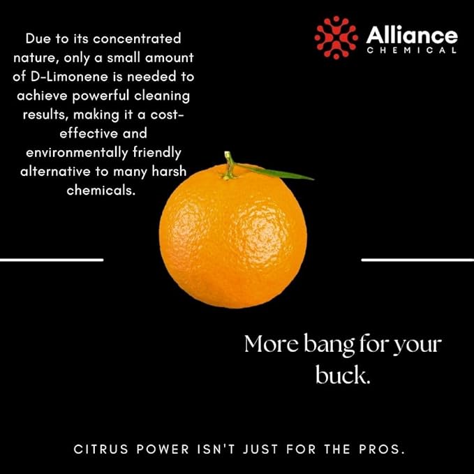 D-Limonene - All Natural Orange Oil - 1 Quart Spray Bottle - USP Food Grade - Kosher - Citrus Cleaner, Solvent, Degreaser