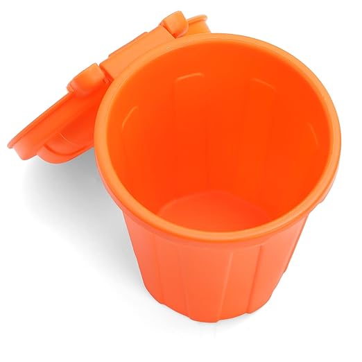 Goaste 20 Pack Mini Desk Trash Can, 10 OZ Small Plastic Garbage Bin with Lid, Tabletop Round Waste Basket, Cute Pen Pencil Holder Organizer for Home, Office, School, Vanity, Car (Assorted Colors)