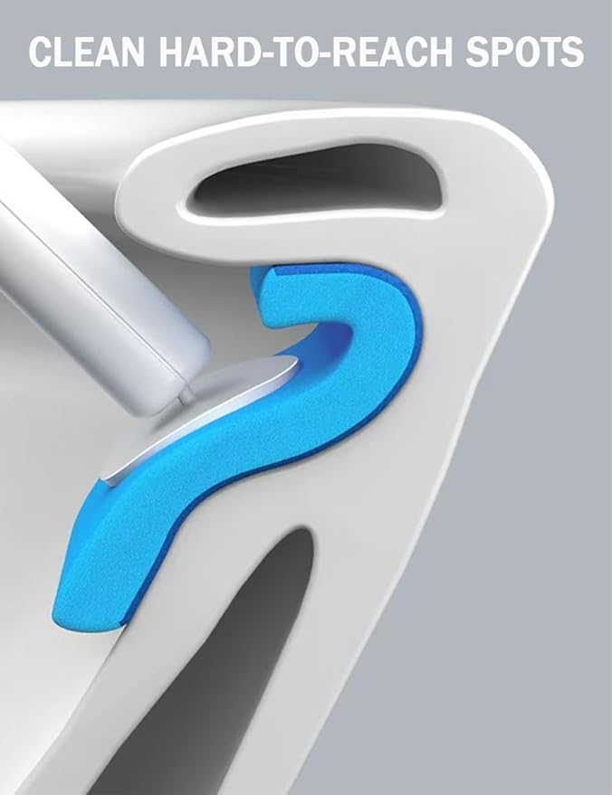 24 Pack Disposable Toilet Brush Refill Pads, for Use with BECORRECT Toilet Cleaning Kit System Only