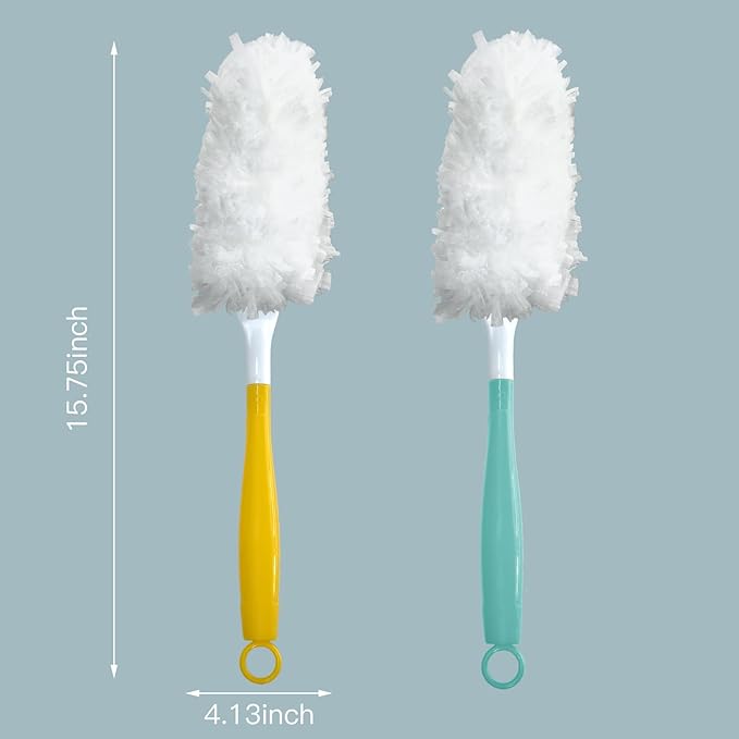Car Interior Duster - Ultimate Cleaning Tool for Cars, House, and Office - Compact Mini Design for Effortless Dust Removal Double-Sided Design 2handle +10 Duster Refills.