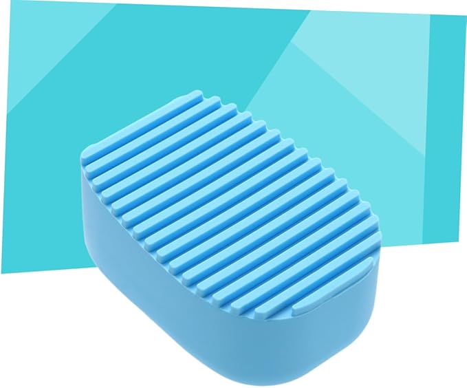 Candy Color Thick Handheld Silicone Laundry Brush Multi-Purpose Clothes Washing Scrubbing Tool for Delicate Fabrics for Home Use and Travel