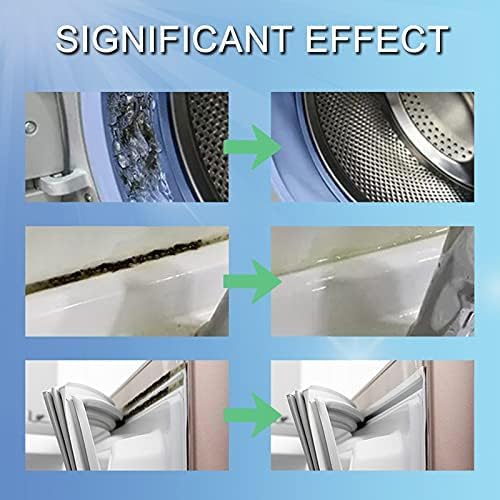 Sugelary Home Remover Gel, 10 Fl Oz Household Cleaner Gel for Washing Machine, Refrigerator Strips, Grout Cleaner for Tiles Grout Sealant Bathroom Kitchen Sinks Cleaning