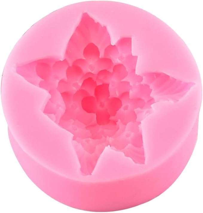 Lilac Fondant Silicone Mold Flower Chocolate Cake Candy Baking Mold Candle Soap Plaster Ploymer Clay Mould