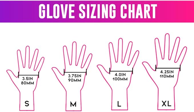 Colortrak Disposable Vinyl Gloves, Single-Use, Latex-Free, Powder-Free, Ambidextrous, Black