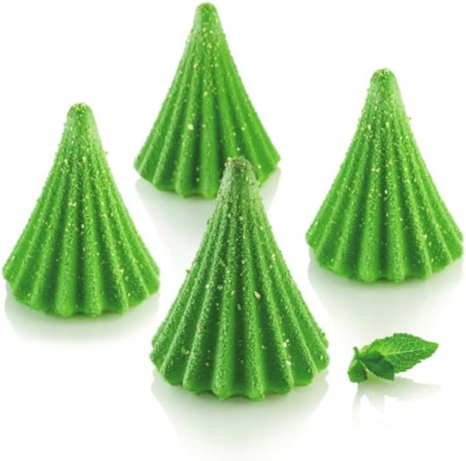 Silicone Christmas Tree Candle Mold - DIY Santa Handmade Soap & Chocolate Molds - Resin Making (11.6 x 6.92 x 2.8 inch)