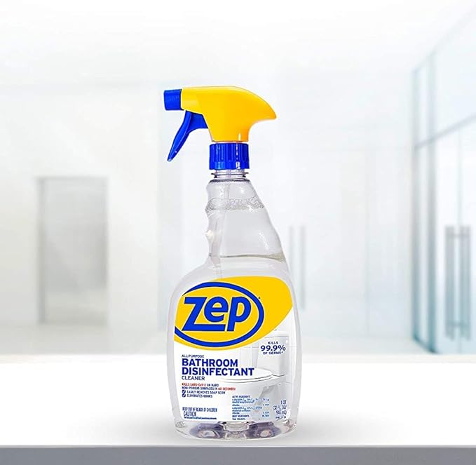 Zep Multi Purpose Surface Disinfectant - 32 Ounces (Case of 12) ZUAPBD32 - Powerful Disinfecting Formula, Kills 99.9 Percent of Germs