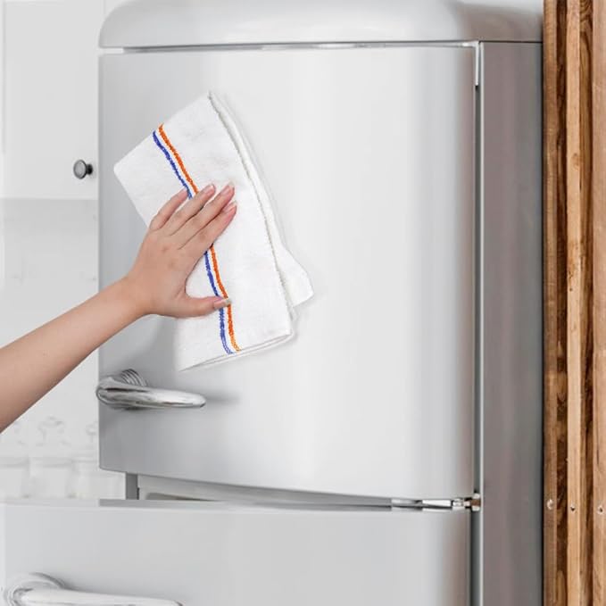 Avalon Towels Terry Bar Mop Towels (Value Pack of 36) Size 16"x19" – Absorbent and Durable, Multipurpose Cleaning Rags, Cotton Cleaning Cloths, Terry Cloth Rags, Reusable Shop Rag