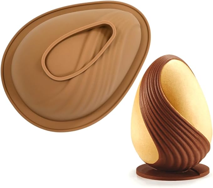 mostsom Silicone Molds for Baking Non-Stick Candy, Chocolate, Cookie, Oreo, Mini Soap, Pudding, Jello, Muffin, Dog Treats Ideal for Cupcakes, Ice Cubes, and Jelly Mold (D_ Easter Egg)