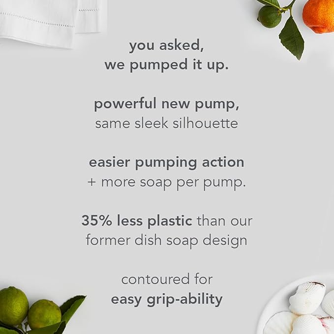 Method Gel Dish Soap, Lime + Sea Salt, Biodegradable Formula, Tough on Grease, 18 Fl Oz (Pack of 4)