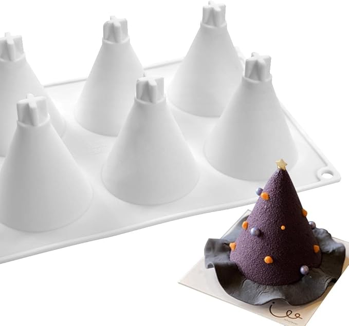 mostsom Cone Geometric Resin Silicone Mold Silicone Easy Chocolate Mold (Circular Cone B)