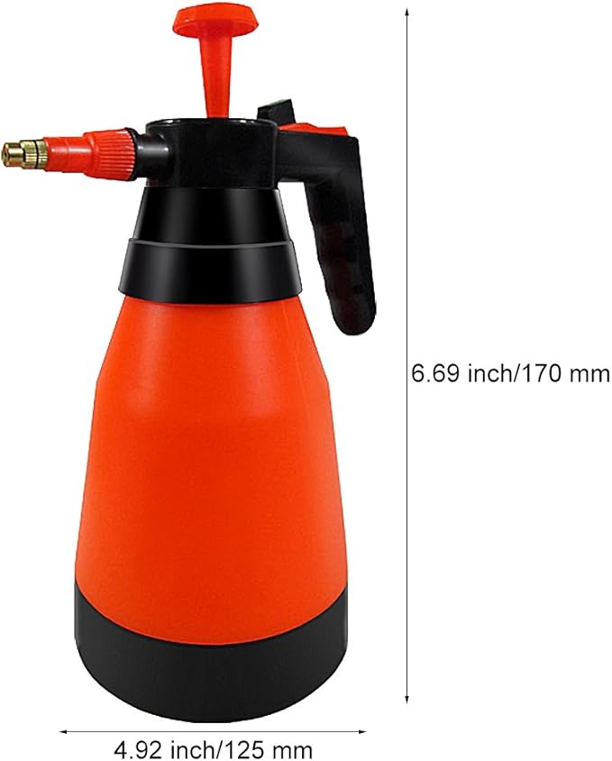 MyLifeUNIT Hand Pressure Sprayer, Spray Bottle with Adjustable Pressure Nozzle for Plants, 35 OZ
