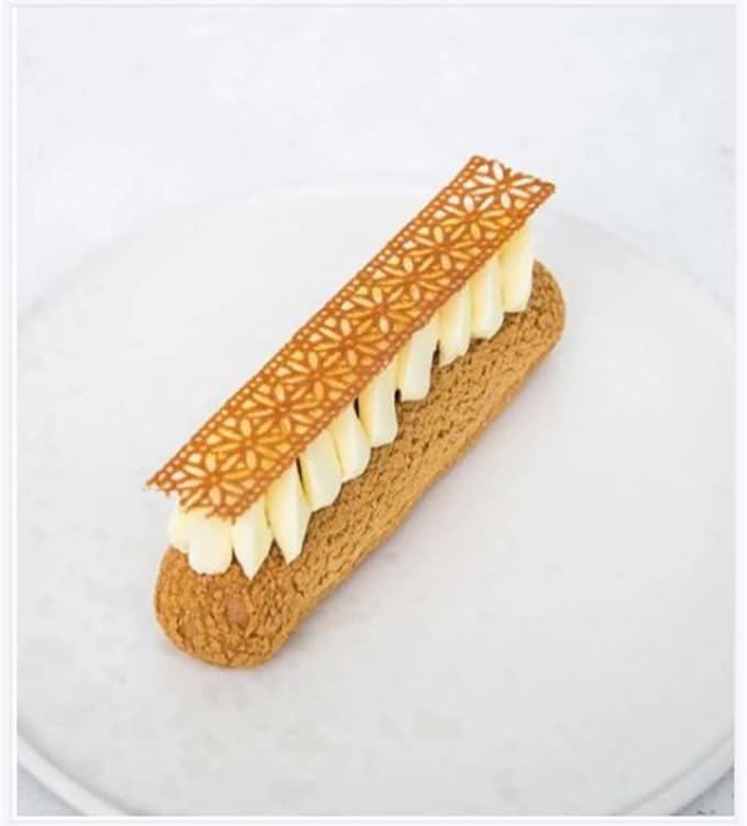 3D Hollow Leaf Fondant Lace Mold Multi Leaves Flower Candy Mold Chocolate Sugar Craft Cake Decoration Cupcake Top (G Flower_10.96 * 3.4 * 0.12inch)