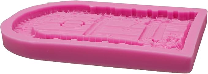 Fairy Garden Door Fondant Molds, Enchanted Vintage Treehouse Silicone Chocolate Molds, Cake Decorating Baking Molds for Pudding Jelly Cookie Candy Gum Dessert Clay Resin DIY Craft