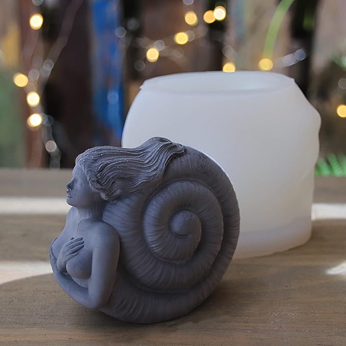 Conch Candle Silicone Mold Soap Mold Fondant Chocolate Cake Mould Aromatherapy Gypsum Craft Decoration Mold Resin Molds