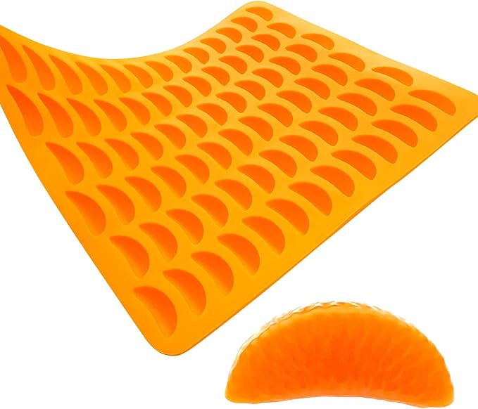 Mandarin Orange Slice Silicone Candy Mold - Half Sheet