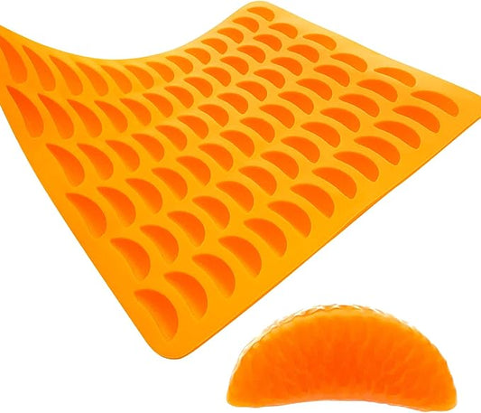 Mandarin Orange Slice Silicone Candy Mold - Half Sheet