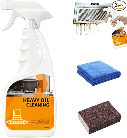 Stubborn Stains Cleaner, 2025 Upgraded Powerful kitchen Degreaser, Multipurpose Stain Removal Cleaners, Stove Cleaner for Gas Stove Top, Kitchen, Bath Shower Glass (3, One Sets)