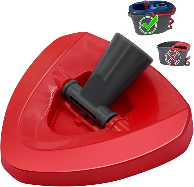 Spin Mop Replacement Head Base Compatible with Ocedar RinseClean 2 Tank System Only Spin Mop Heads Base Replacement for O Cedar Mop Replace Head, Rotating Mop Base for EasyWring RinseClean Spin Mop