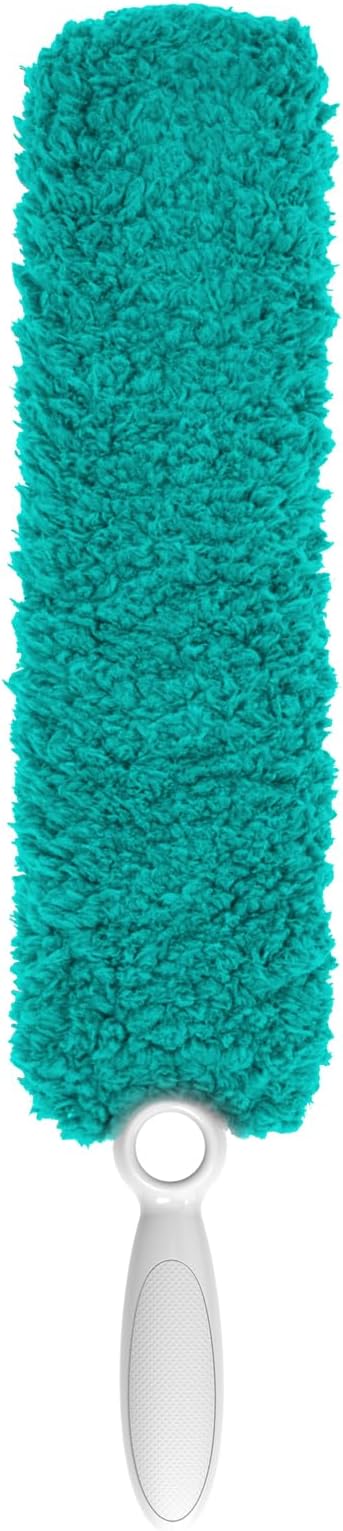 Duster Cleaning, Dusters for Cleaning with Washable Microfiber Head, Handheld Duster, Dusting Wand Cleaning Tool for Office, Car, Window, Furniture, Ceiling Fan-Green